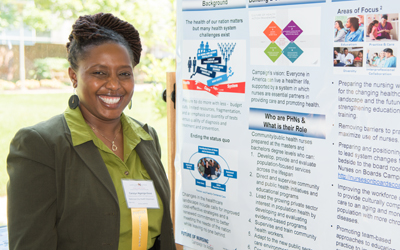 Carolyn Nganga-Good, MS, RN, health programs bureau administrator at the Baltimore City Health Department and a Robert Wood Johnson Foundation public health nurse leader, is among authors of peer-reviewed posters at the summit.