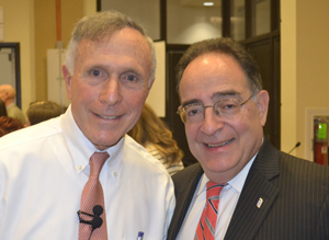 Ron Shapiro and UMB President Jay Perman