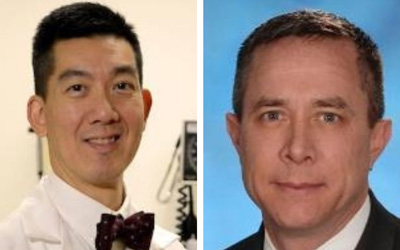 Maryland Governor Larry Hogan has appointed Wilbur Chen, MD, (left) and David Marcozzi, MD, (right) to the Coronavirus Response Team. 