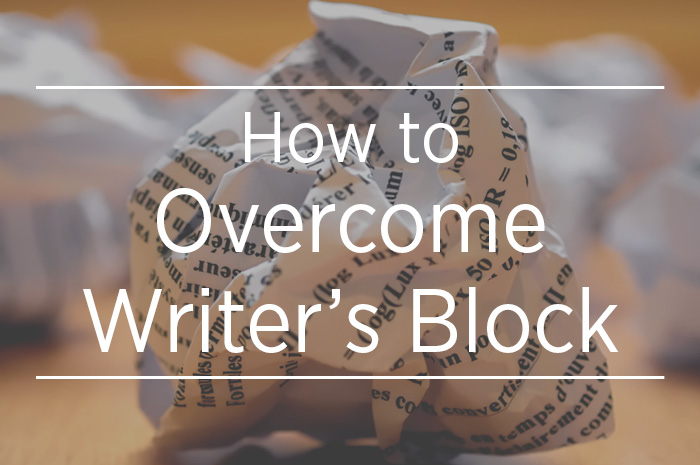 How to Overcome Writer's Block Title Card
