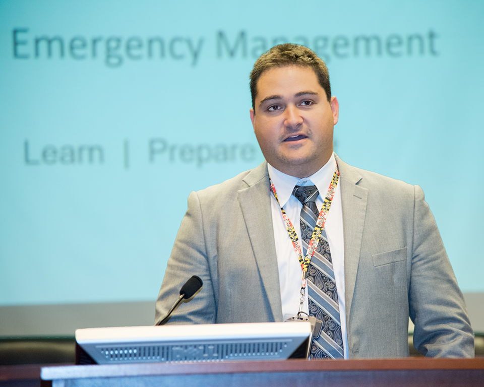 Jonathan Bratt, MS, CEM, UMB’s new first-ever executive director of emergency management