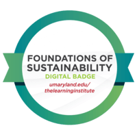 Badge icon for Foundations of Sustainability micro-course