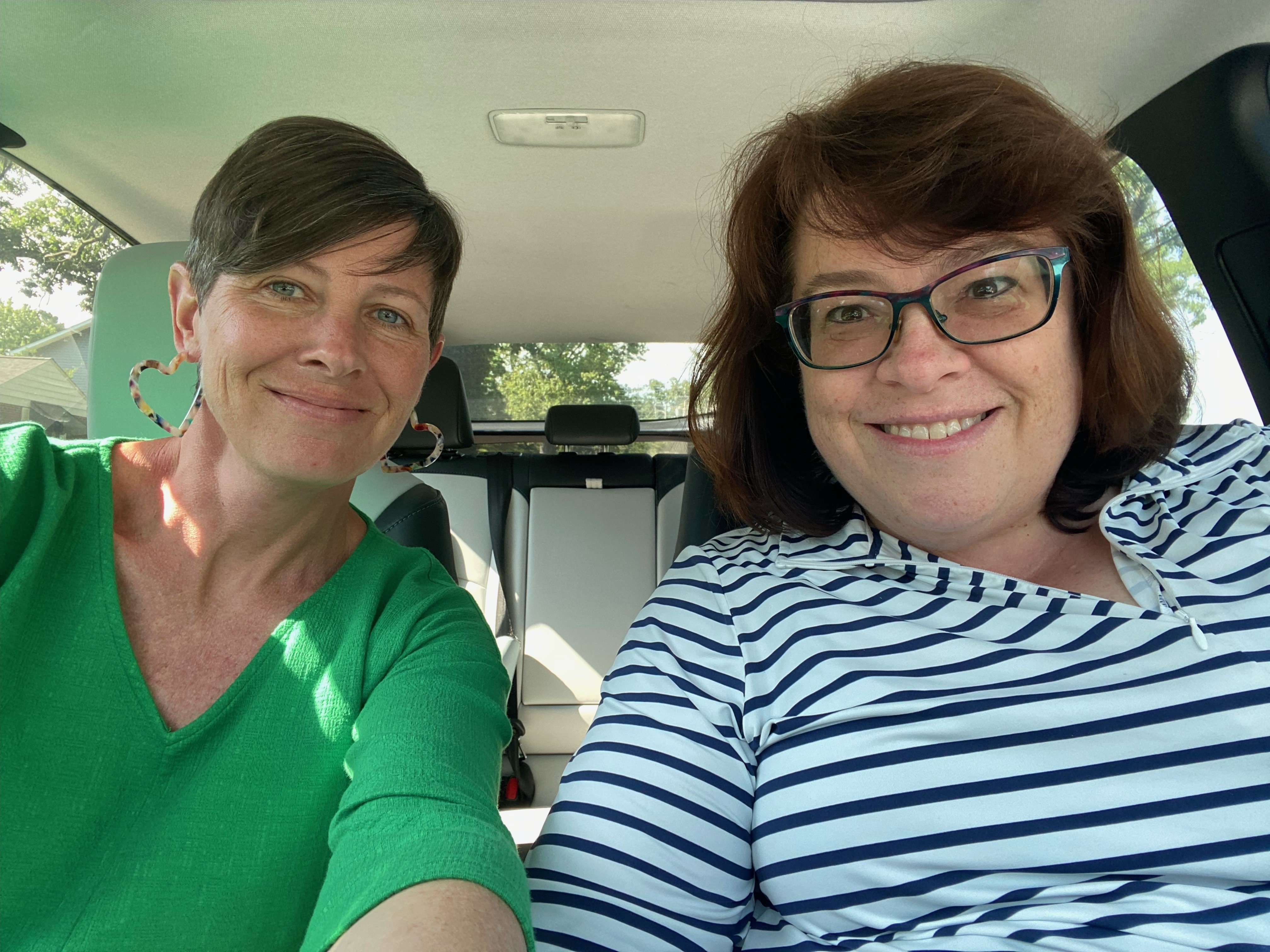 two Pharmacy employees carpooling