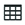 Table Icon with multiple boxes formed together with a black long rectangle at the top