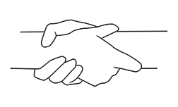 Handshake drawing