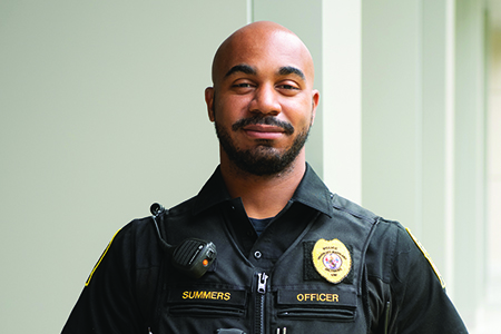 Landscape photo of Officer Anthony Summers 