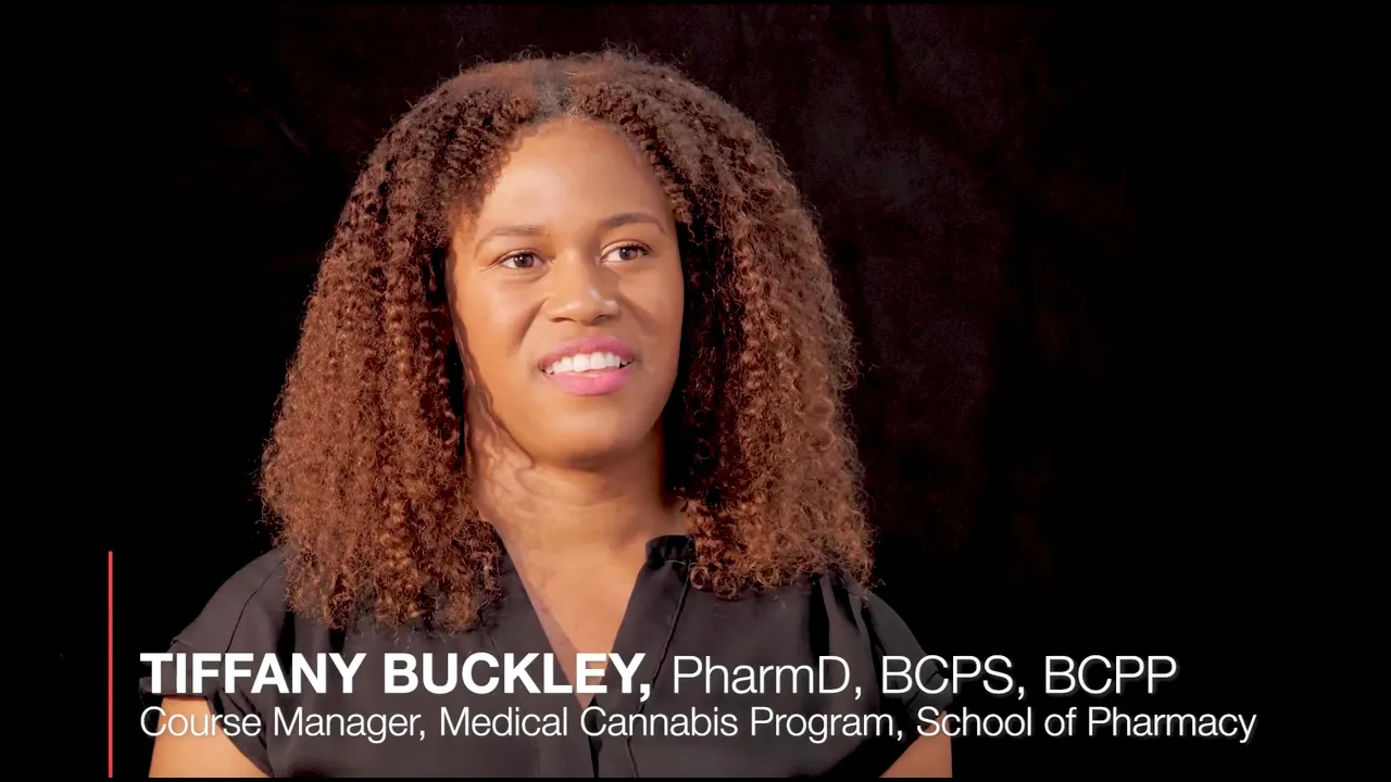 Tiffany Buckley, PharmD, BCPS, BCPP, Course Manager, Medical Cannabis Education, School of Pharmacy
