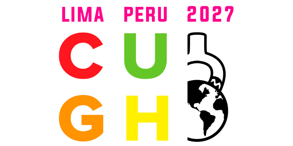 Logo for CUGH's 2027 conference in Lima, Peru