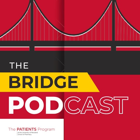 stylized graphic for the Bridge podcast