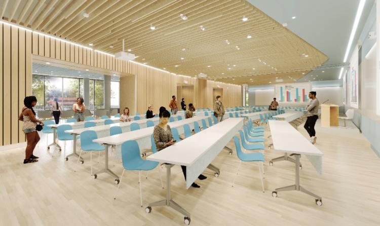 rendering of assembly space