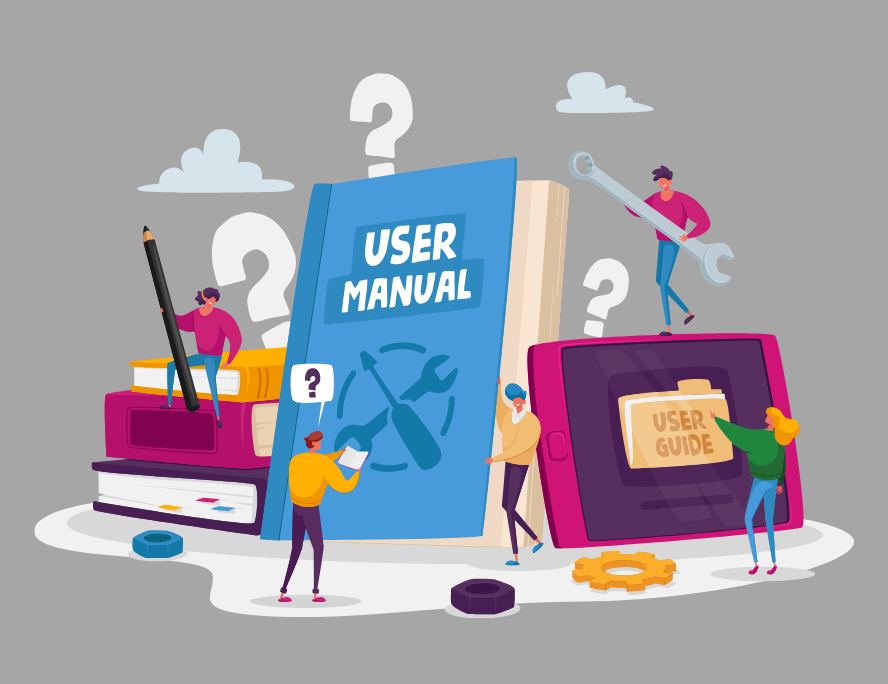 Illustration of a User Manual
