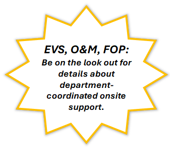 Callout for EVS, O&M and FOP