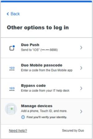 Other Options to log in