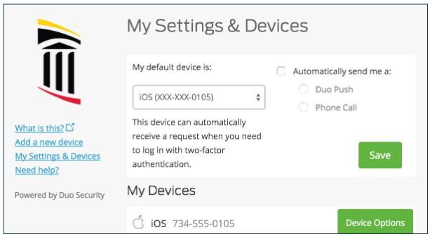 Setup your settings and devices.