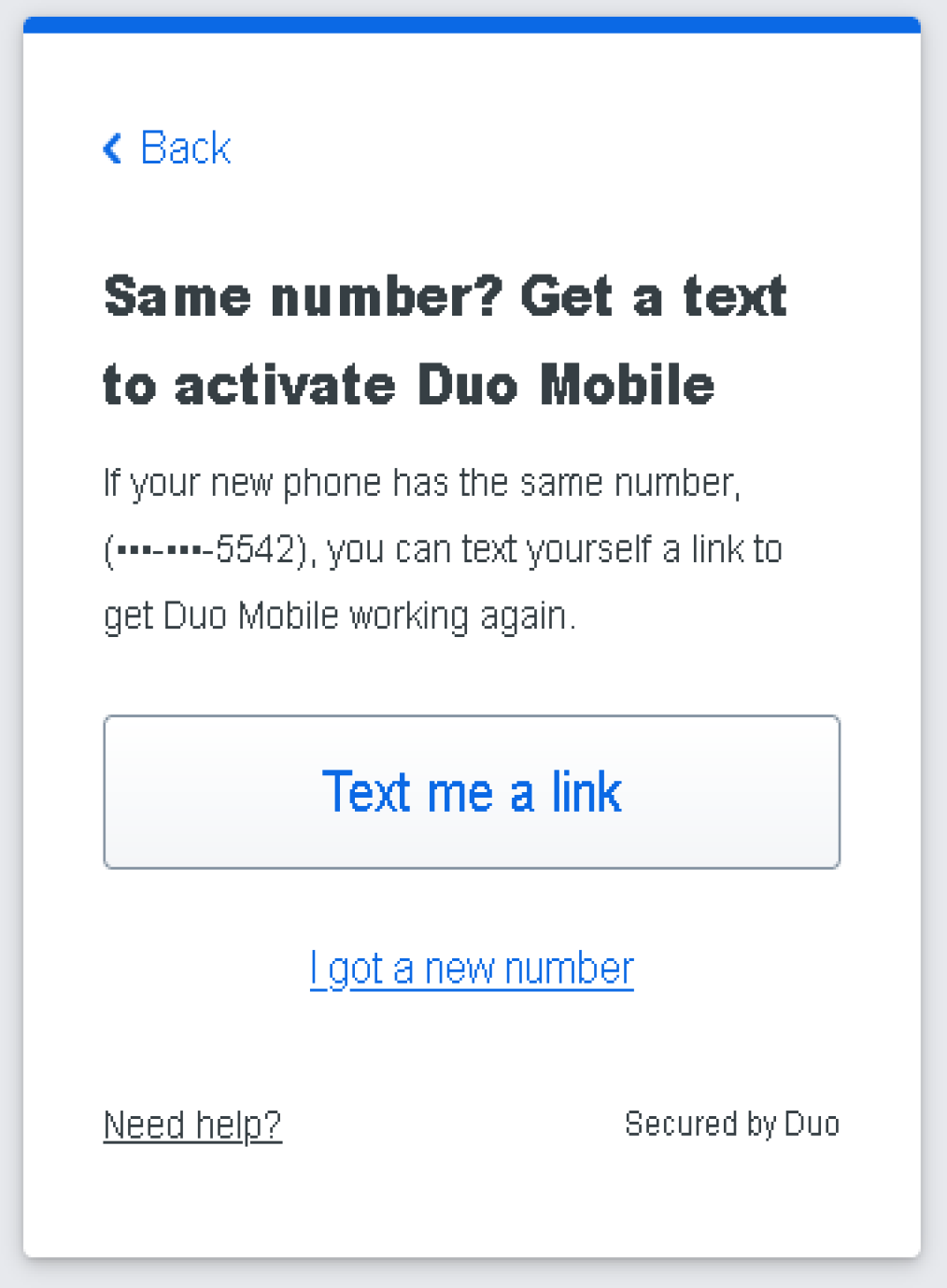 DUO same number