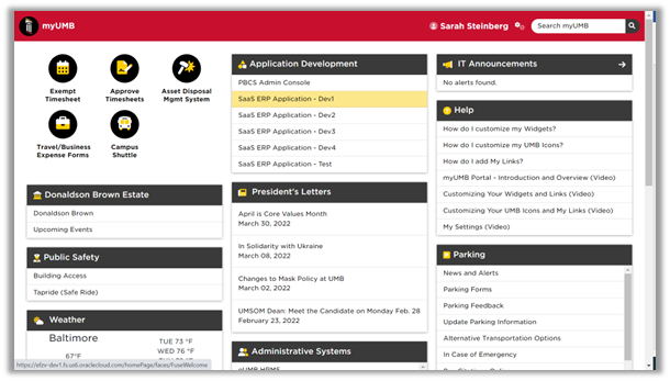 Portal Overview Home Image