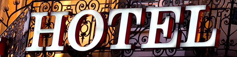 hotel sign