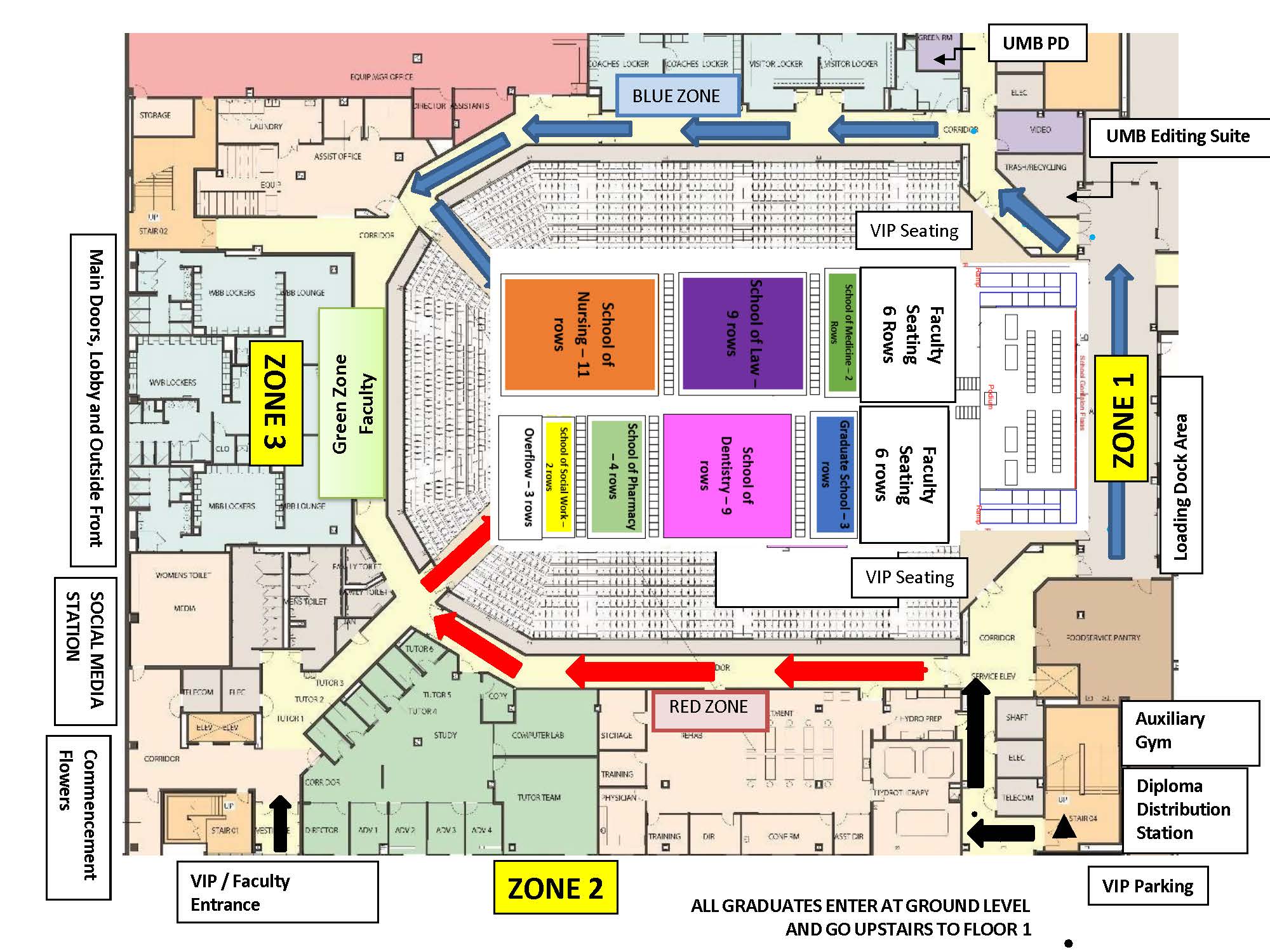 UMBC Stadium Floorplan