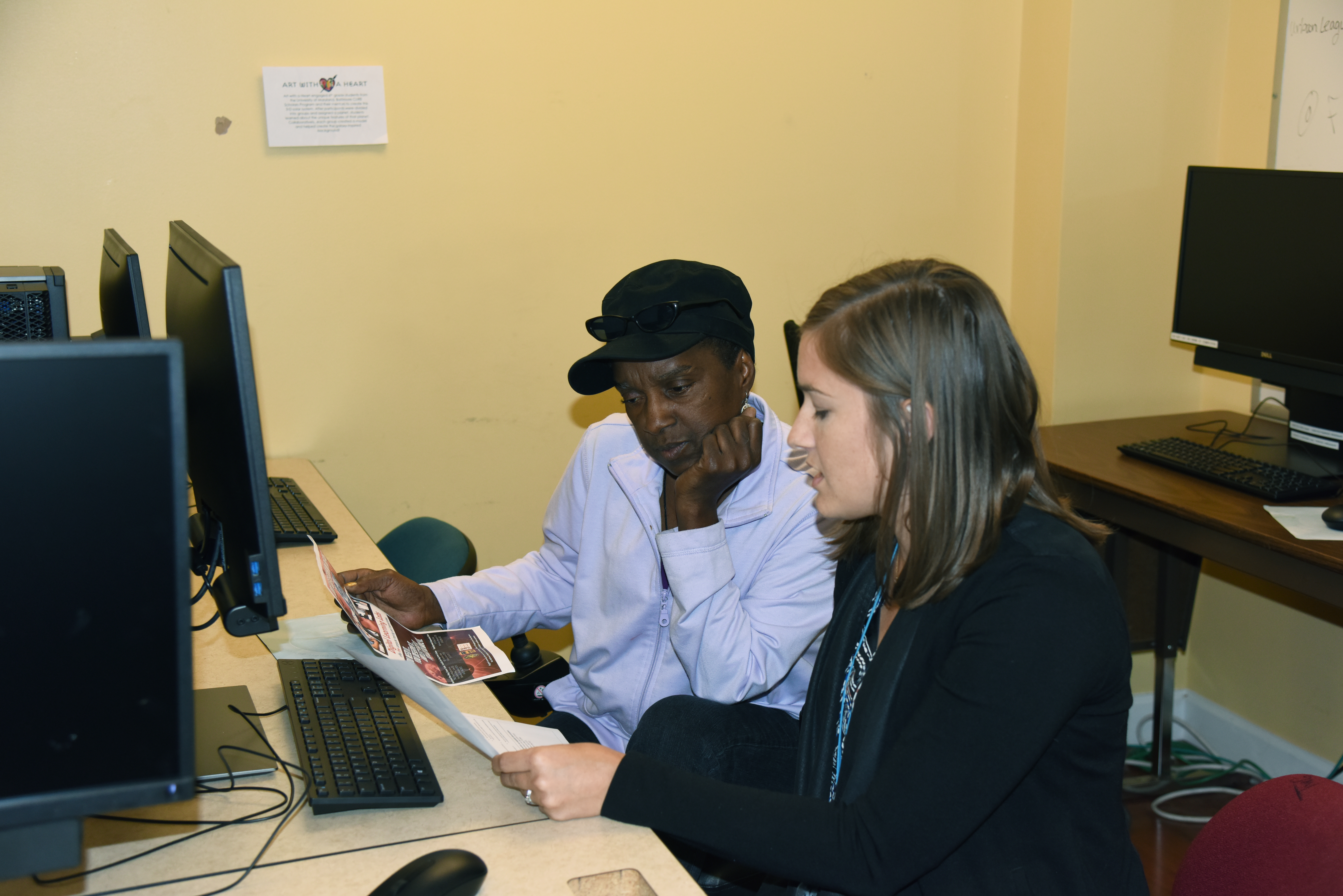 Locals in a computer lab