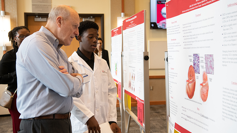 STEM Expo with Bruce Jarrell and Scholar