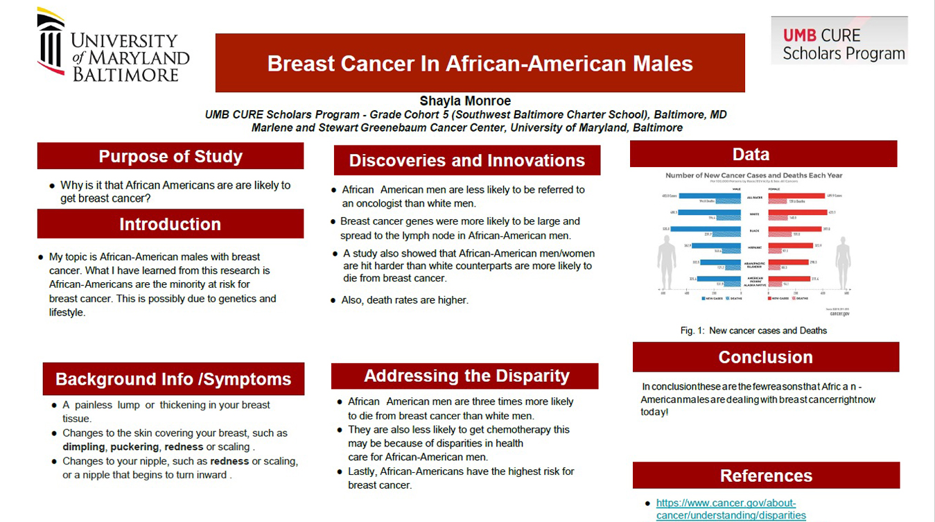 Shayla Monroe - Breast Cancer in African American Men