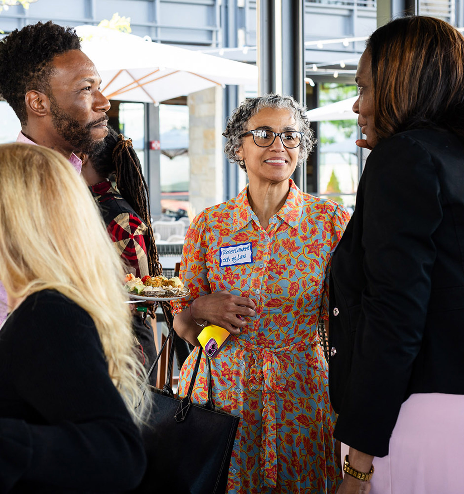 professionals networking at event
