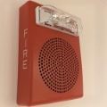 A fire alarm and mass notification speaker.