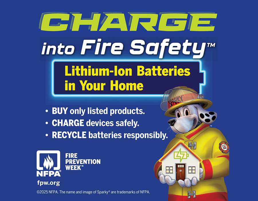 Fire Safety Month 2025 Graphic