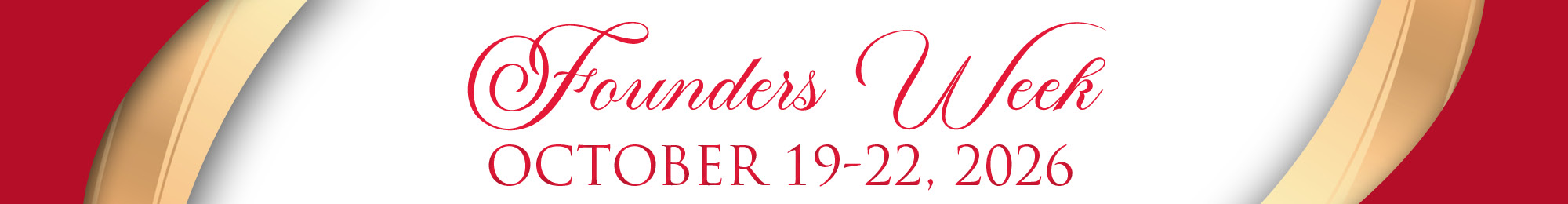 Founders Week | October 19-22, 2026