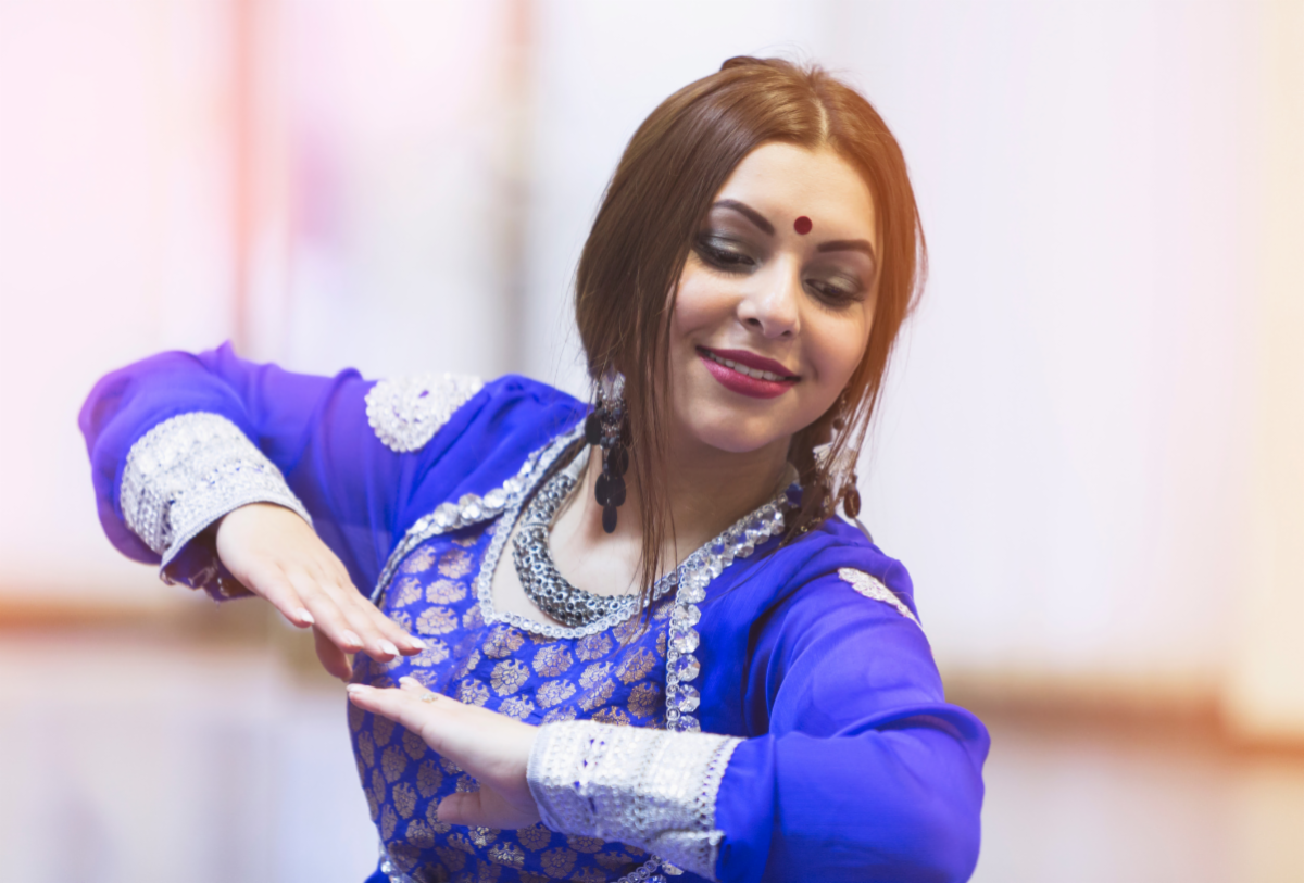 A Bollywood dancer