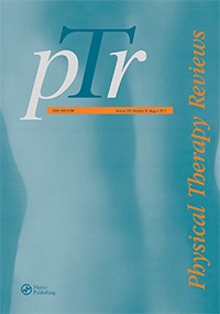 Blue cover of Physical Therapy Reviews