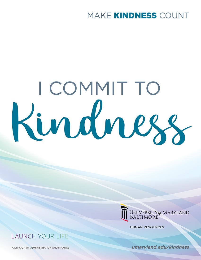 I Commit to Kindness Poster