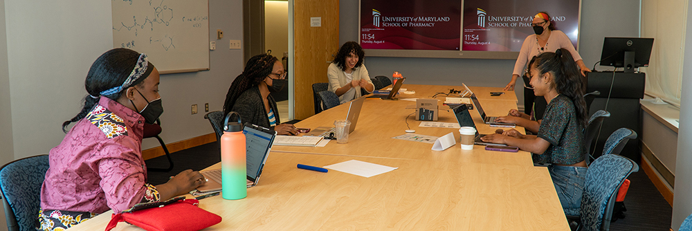 IMSD students in a science writing workshop