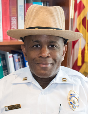 Capt. Martinez Davenport, MS, interim chief of UMB Police