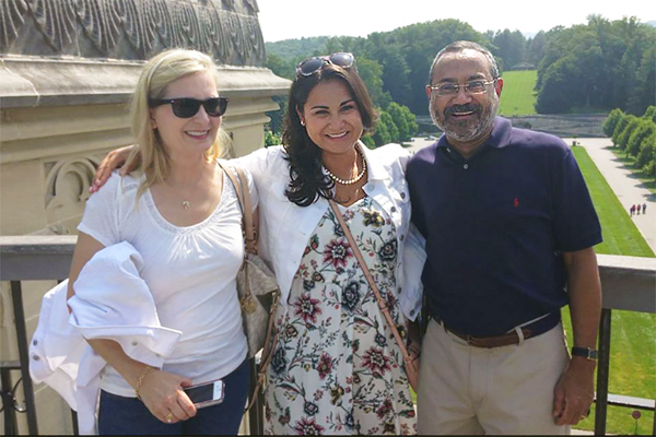 Terry Gyi, BSP ’83, PharmD ’06; Rebecca T. Gyi-Hovis, MD; and the late Felix A. Khin-Maung-Gyi, BSP ’83, PharmD, MBA