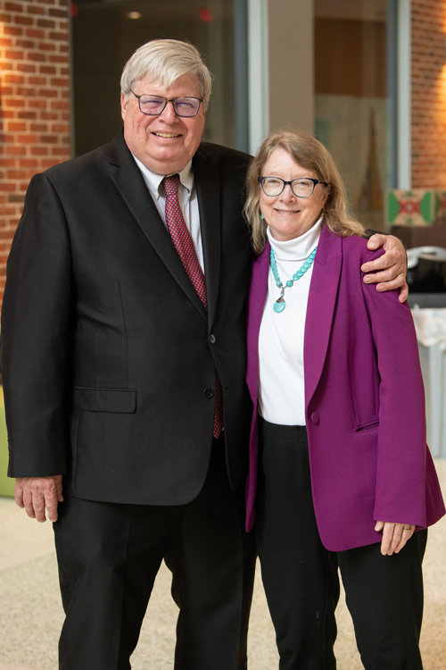 Gregory F. Ball with Margaret McCarthy