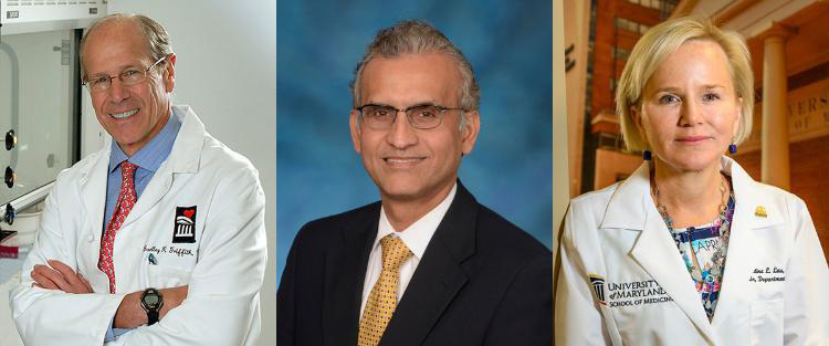 (l-r) Bartley P. Griffith, MD; Muhammad M. Mohiuddin, MD; Christine Lau, MD, MBA