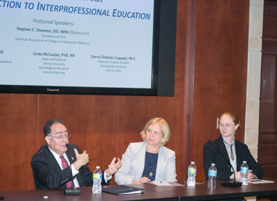 Perman speaks on panel with McCauley and Cuppett