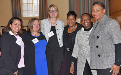 From left, Veronica Cruz, Rebecca Bowman-Rivas, Becky Kling Feldman, Lori James-Townes, Wendy Shaia, and Terri Collins.