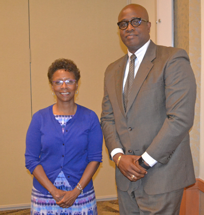 Middle States steering committee co-chairs are Natalie D. Eddington, PhD, FAAPS, FCP, dean and professor of the School of Pharmacy and executive director of University Regional Partnerships, and Roger Ward, EdD, JD, MPA, chief accountability officer and vice president of operations and planning at UMB.