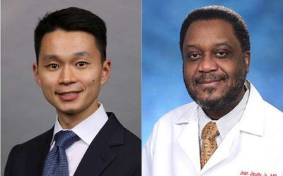 From left, Paul Yi, MD, and Jean Jeudy, MD