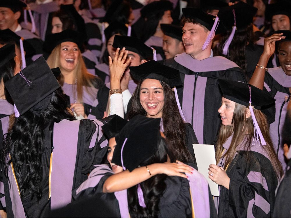 The crowd at the Hippodrome Theatre erupted in cheers and high-fives at the end of the School of Dentistry’s Honors Convocation.