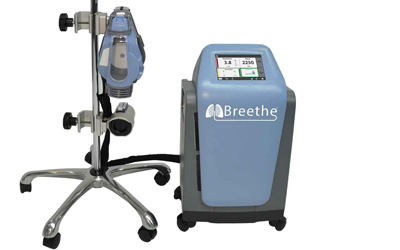 The Breethe portable artificial lung system. 