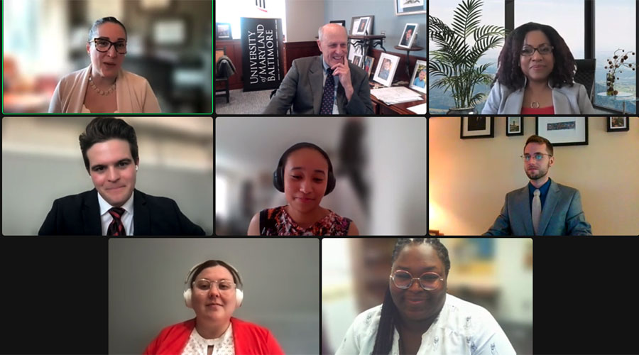 The President's Fellows present their White Paper Project on equity, diversity, and inclusion during a virtual event May 2.