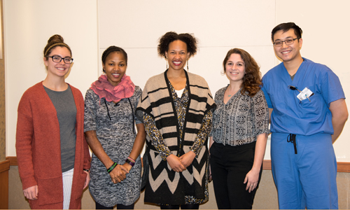 From left: Molly Crothers, Esther Kimani, Michelle Morse, Alexandra Huss, and Wesley Chan.