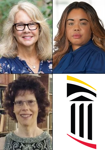 Clockwise from top left: Mary Beth Gallico, Mishawn Smith, and Judith Edelman.