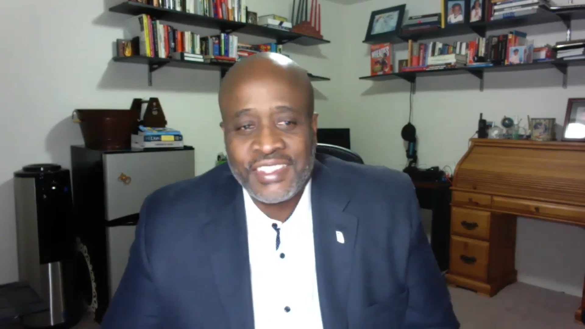 Roger J. Ward, interim provost, executive vice president, and dean of the Graduate School, introduces the University of Maryland, Baltimore community to the Academy of Lifelong Learning in a video featured on its website.