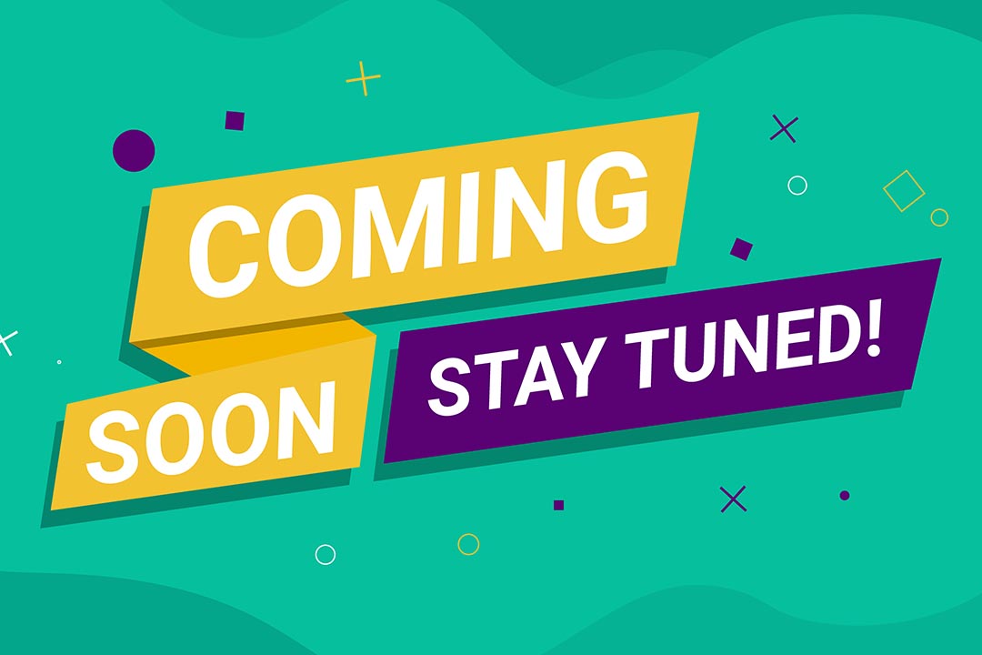 ribbons that say coming soon stay tuned