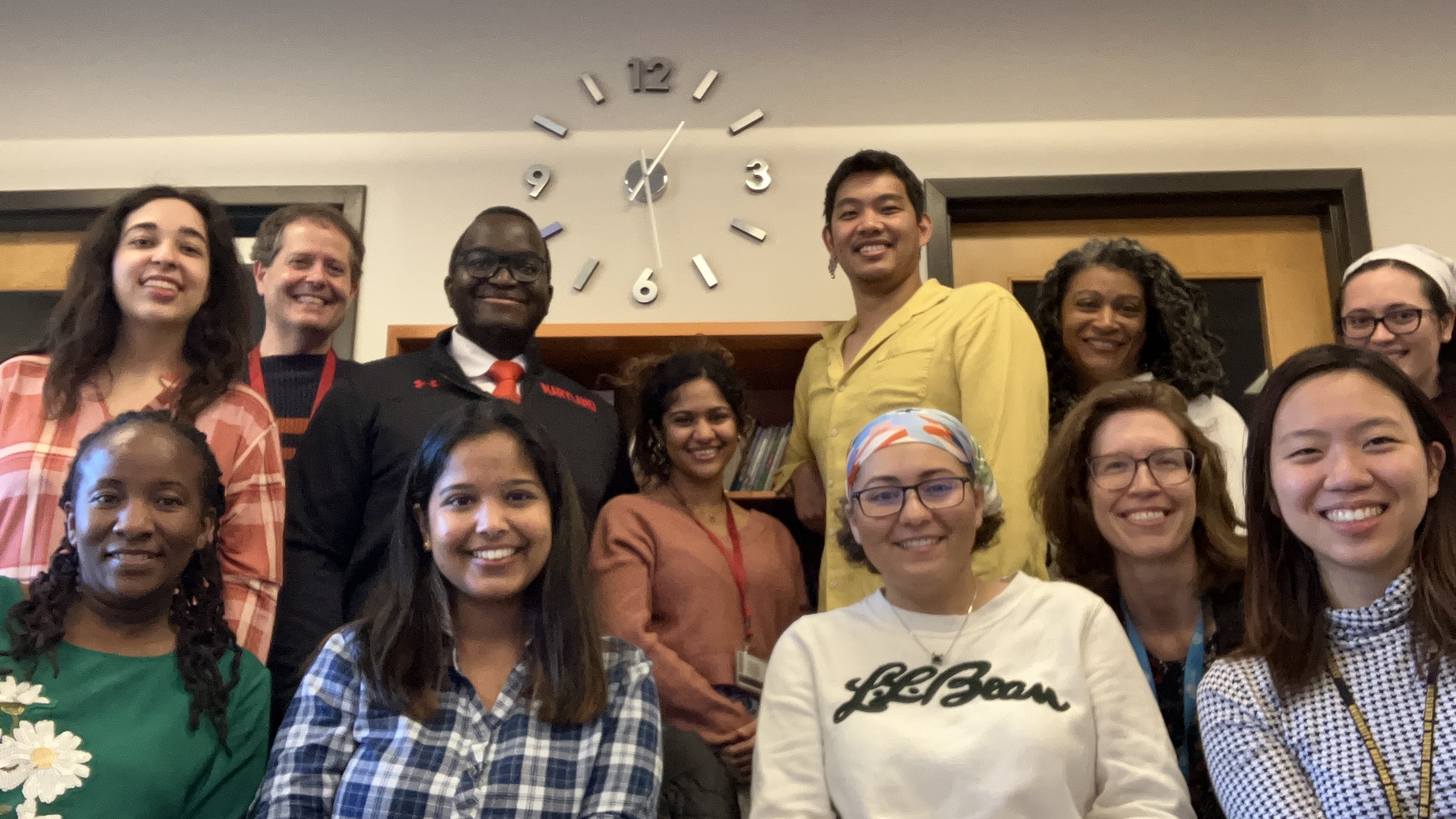 A group of 12 writing consultants