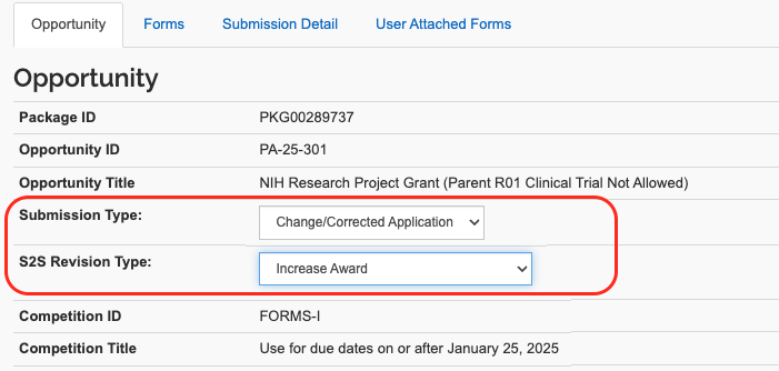 Screenshot from Kuali Research showing the fields described in the web page.